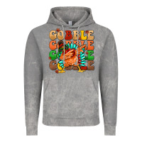 Cloud Rock gobble gobble gobble gobble turkey Vintage Hoodie - MaliasSmallBusiness