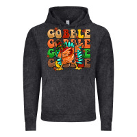 Vintage Black gobble gobble gobble gobble turkey Vintage Hoodie - MaliasSmallBusiness