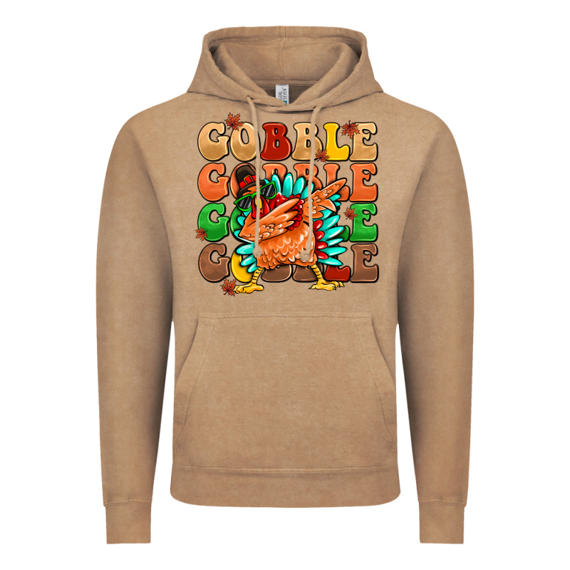 Gobble Gobble Gobble Gobble Turkey Vintage Hoodie by MaliasSmallBusiness | Teevron