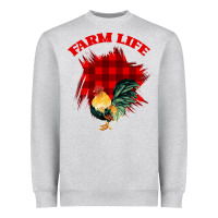 Heather Grey Farm Life Heavyweight Sweatshirt - Bettercallsaul