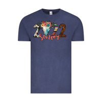 Vintage Denim 2022 senior bull skull Vintage Tee - JahusDesignShop
