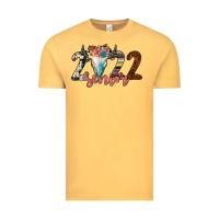 Vintage Mustard 2022 senior bull skull Vintage Tee - JahusDesignShop