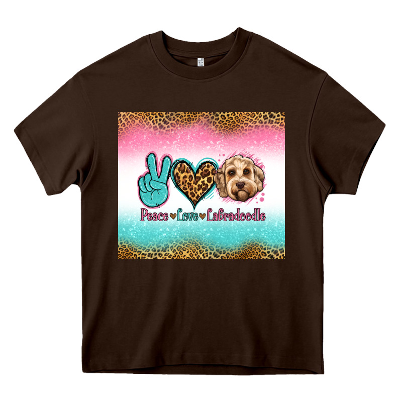 Peace Love Labradoodle Heavy Core Tee by Jasminsmagicworld | Teevron