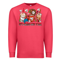 Cardinal It's Game Day Y'all Baseball Coffee Cups Premium Sweatshirt - FaDigitalArtStudio