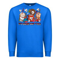 True Royal It's Game Day Y'all Baseball Coffee Cups Premium Sweatshirt - FaDigitalArtStudio