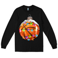 Black Christmas Basketball Long Sleeve Tee - RanaPortraitStore