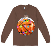 Chestnut Christmas Basketball Long Sleeve Tee - RanaPortraitStore