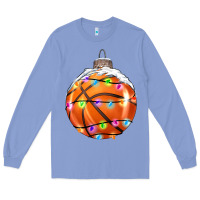 Colony Blue Christmas Basketball Long Sleeve Tee - RanaPortraitStore
