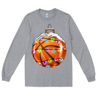 Heather Grey Christmas Basketball Long Sleeve Tee - RanaPortraitStore