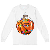 White Christmas Basketball Long Sleeve Tee - RanaPortraitStore