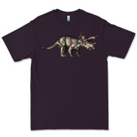 Plum Triceratops Horridus Premium Tee - LillyAllenDesigns