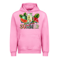 Fuchsia Pink summer Urban Hoodie - CowhideDigitalArt