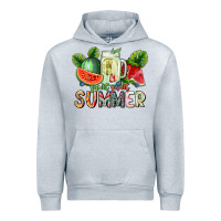 Heather Grey summer Urban Hoodie - CowhideDigitalArt