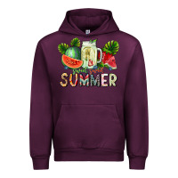 Mauve Wine summer Urban Hoodie - CowhideDigitalArt