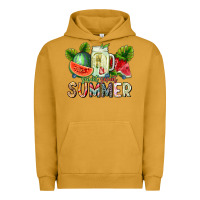 Pigment Peanut Butter summer Urban Hoodie - CowhideDigitalArt