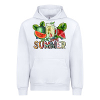 White summer Urban Hoodie - CowhideDigitalArt