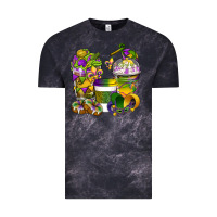 Cloud Black Mardi Gras Coffee Cups Vintage Tee - BundleAndBundleShop