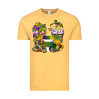 Vintage Mustard Mardi Gras Coffee Cups Vintage Tee - BundleAndBundleShop
