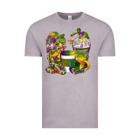Vintage Zinc Mardi Gras Coffee Cups Vintage Tee - BundleAndBundleShop