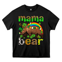 Black st patricks mama  bear Heavy Core Tee - AdoDesignShop