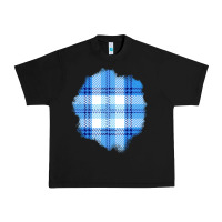 Black Winter Tartan Patch Urban Heavy Tee - BundleAndBundleShop