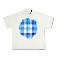 Pistachio Winter Tartan Patch Urban Heavy Tee - BundleAndBundleShop