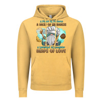 Vintage Mustard A Pinch Of Patience a Das Of Kindness Vintage Hoodie - MaliasSmallBusiness
