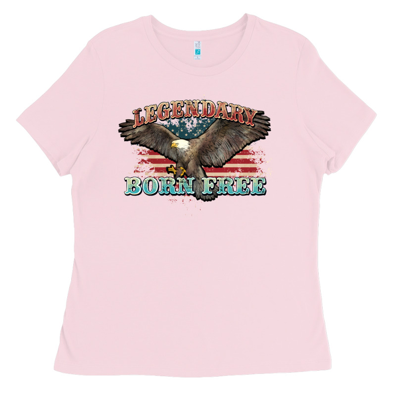 Legendary Born Free Eagle Ladies Tee by NancyCooperArtShop | Teevron