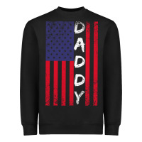 Black Daddy American Flag Heavyweight Sweatshirt - Bettercallsaul