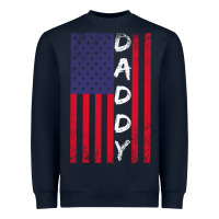 Navy Daddy American Flag Heavyweight Sweatshirt - Bettercallsaul