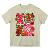Mossy xoxo with tiger Heavy Core Tee - NancyCooperArtShop