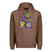 Love Mardi Gras Premium Hoodie | Teevron