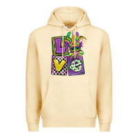 Pina Colada love mardi gras Premium Hoodie - OliviaCreatesArt