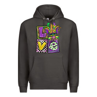 Smoke love mardi gras Premium Hoodie - OliviaCreatesArt