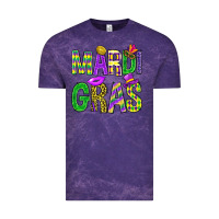 Cloud Purple Western Mardi Gras Vintage Tee - BundleAndBundleShop