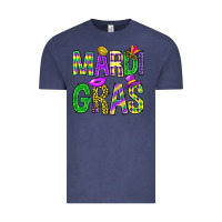 Vintage Denim Western Mardi Gras Vintage Tee - BundleAndBundleShop
