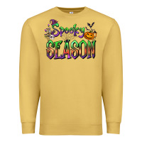Antique Gold Halloween Spooky Season Premium Sweatshirt - FaDigitalArtStudio