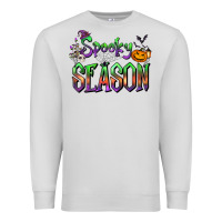 Dove Grey Halloween Spooky Season Premium Sweatshirt - FaDigitalArtStudio