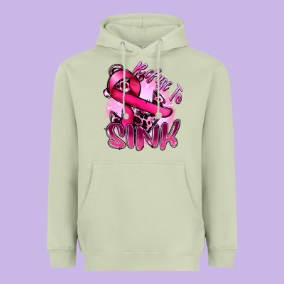 Refuse To Sink Cancer Heavyweight Hoodie Designed By Fadigitalartstudio