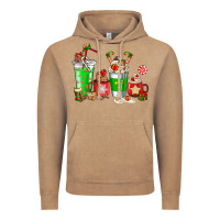 Vintage Coffee Elf coffee cups Vintage Hoodie - NancyCooperArtShop