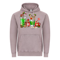 Vintage Zinc Elf coffee cups Vintage Hoodie - NancyCooperArtShop