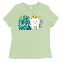 Matcha my first tooth tooth fairy Ladies Tee - Jasminsmagicworld