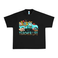 Black Teacher Life With Truck Urban Heavy Tee - BundleAndBundleShop