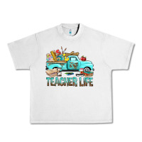 Lunar Rock Teacher Life With Truck Urban Heavy Tee - BundleAndBundleShop