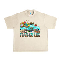 Sandshell Teacher Life With Truck Urban Heavy Tee - BundleAndBundleShop