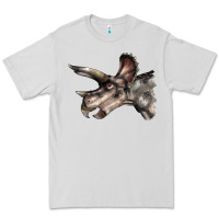 Dove Grey Triceratops Horridus Face Premium Tee - LillyAllenDesigns