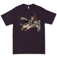 Plum Triceratops Horridus Face Premium Tee - LillyAllenDesigns