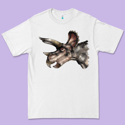 Triceratops Horridus Face Premium Tee Designed By Lillyallendesigns