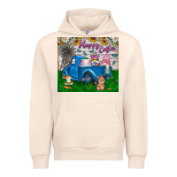 Sandshell happy easter truck Urban Hoodie - CowhideDigitalArt