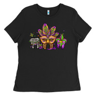 Black mardi gras teeth dental assistant Ladies Tee - Jasminsmagicworld